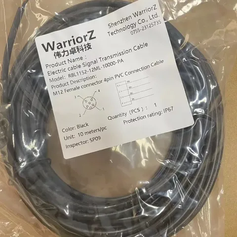 Custom RBL1152-12ML-10000-PA Sensor Actuator Cable