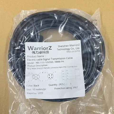 Custom RBL1155-12VDML-10000-PA Sensor Actuator Cable