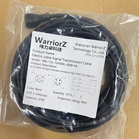 Custom RBL1155-12VDML-5000-PA Sensor Actuator Cable