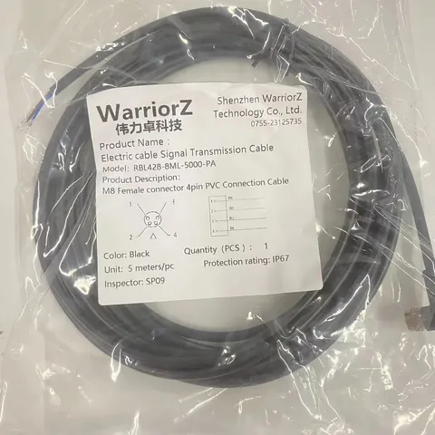 Custom RBL428-8ML-5000-PA Sensor Actuator Cable
