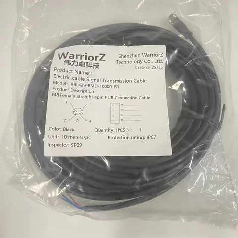 Custom RBL429-8MD-10000-PR Sensor Actuator Cable