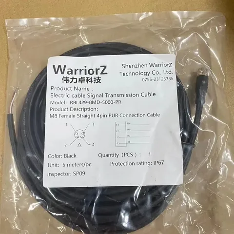Custom RBL429-8MD-5000-PR Sensor Actuator Cable