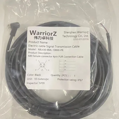 Custom RBL430-8ML-10000-PR Sensor Actuator Cable