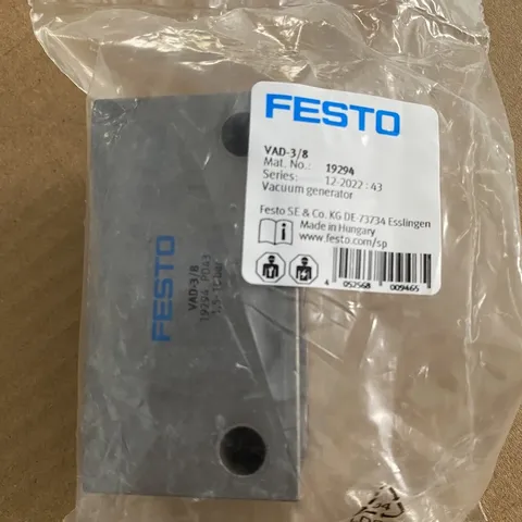 FESTO VAD-3/8 Vacuum generator 19294