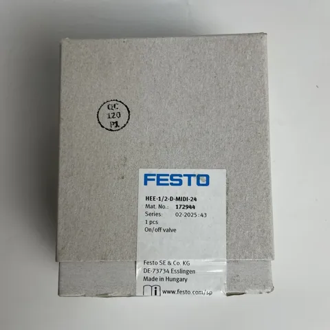 FESTO HEE-1/2-D-MIDI-24 On/off valve 172944