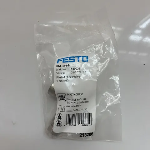 FESTO HGL-1/4-B Piloted check valve 530031