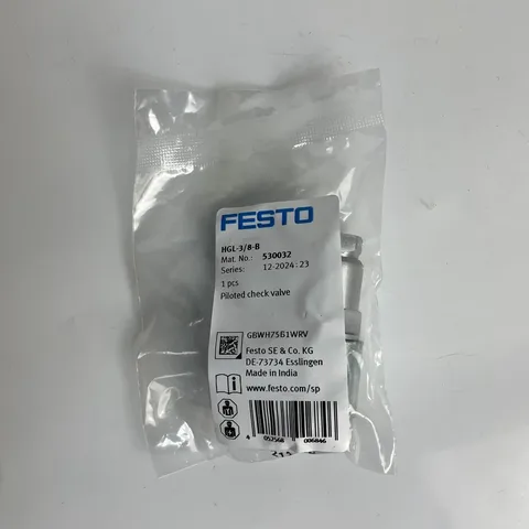 FESTO HGL-3/8-B Piloted check valve 530032