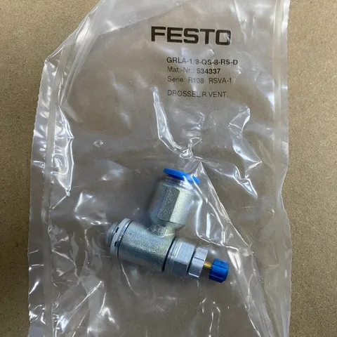 FESTO GRLA-1/8-QS-8-RS-D One-way flow control valve 534337