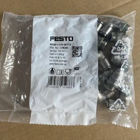 FESTO NPQH-L-G14-Q6-P10 Push-in L-fltting 578283