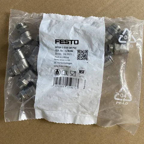 FESTO NPQH-L-G14-Q8-P10 Push-in L-fltting 578284