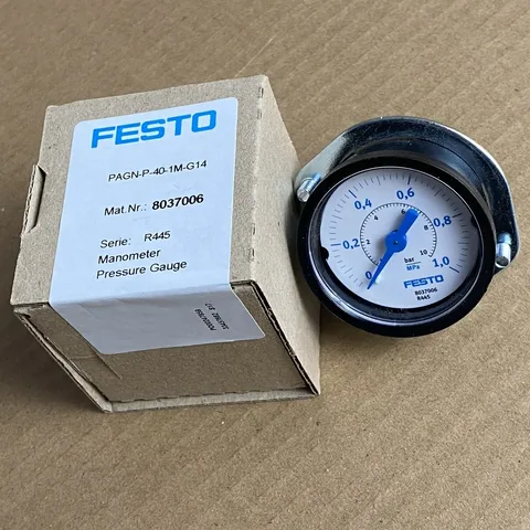 FESTO PAGN-P-40-1M-G14 Flanged pressure gauge 8037006