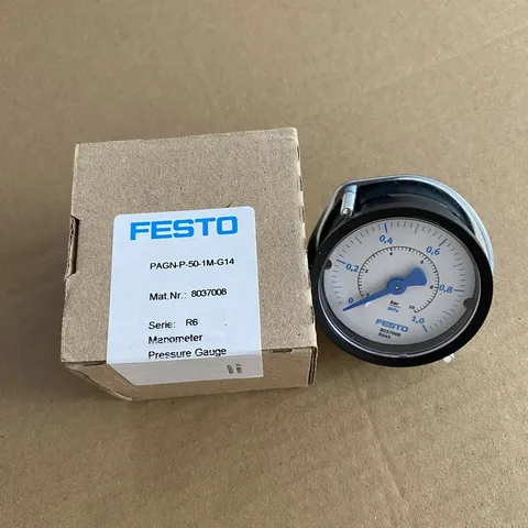 FESTO PAGN-P-50-1M-G14 Flanged pressure gauge 8037008