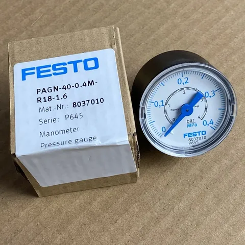 FESTO PAGN-40-0.4M-R18-1.6 Pressure gauge 8037010