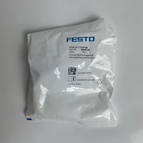 FESTO VFOE-LE-T-G14-Q6 One-way flow control valve 8068728