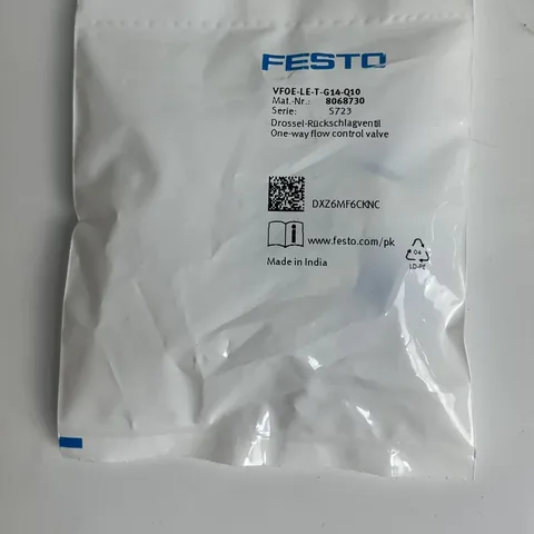 FESTO VFOE-LE-T-G14-Q10 One-way flow control valve 8068730