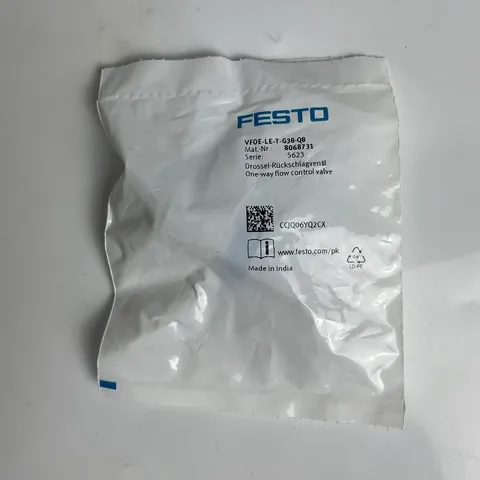 FESTO VFOE-LE-T-G38-Q8 One-way flow control valve 8068731