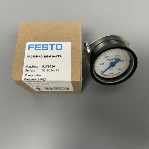 FESTO PAGN-P-40-1M-G14-CPA Flanged pressure gauge 8178626