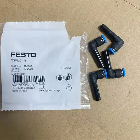 FESTO QSML-6H-4 Push-in L-connector 153350