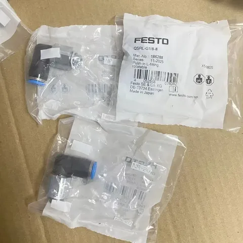 FESTO QSRL-G1/8-8 Push-in L-fltting, rotatable 186288