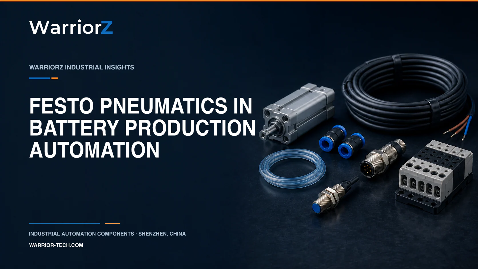 Where Pneumatic Components Are Used in Lithium-Ion Battery Cell and Pack Lines