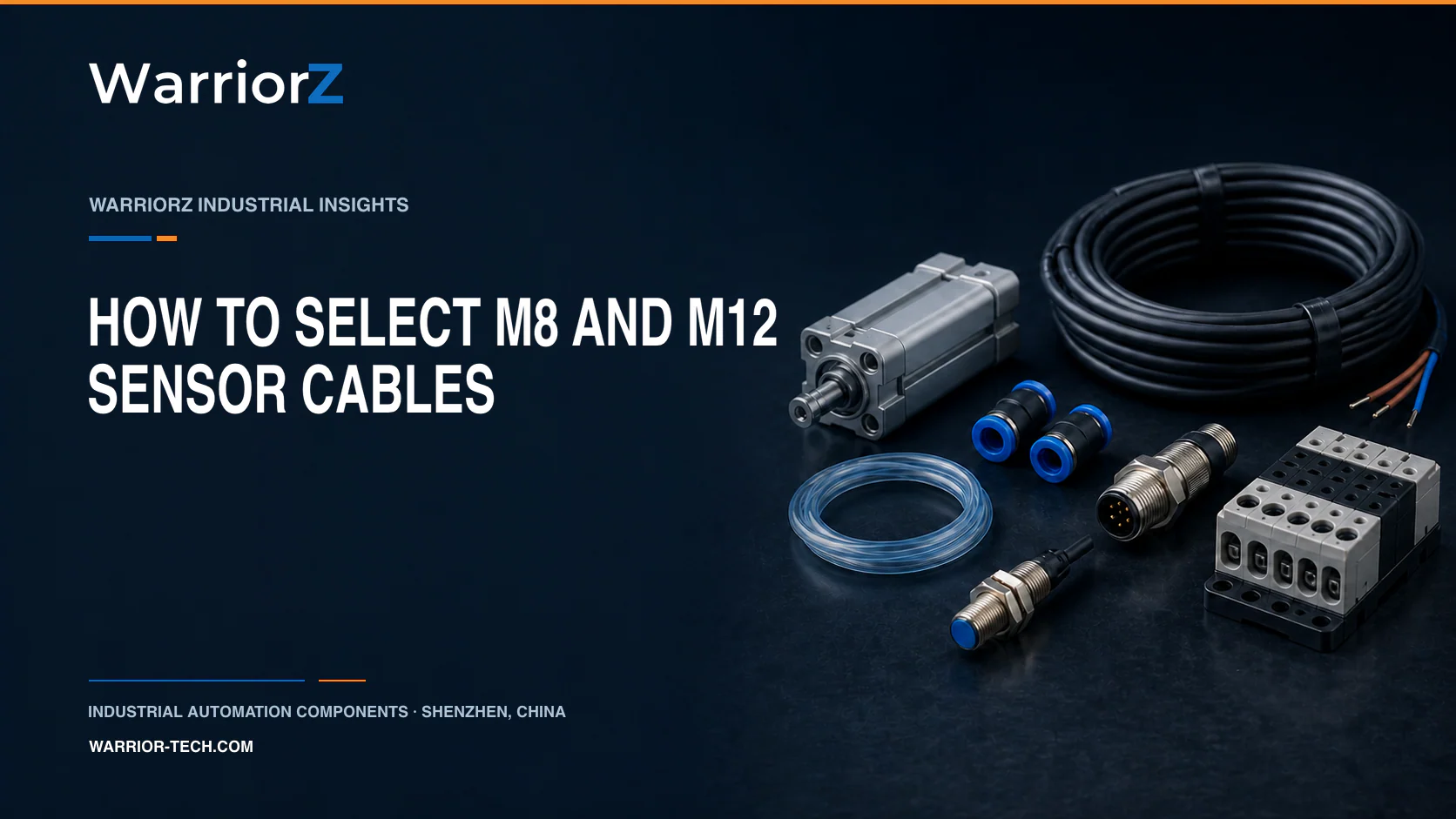 M8 vs M12 Sensor Cables: Coding, Pins, Material, and Motion